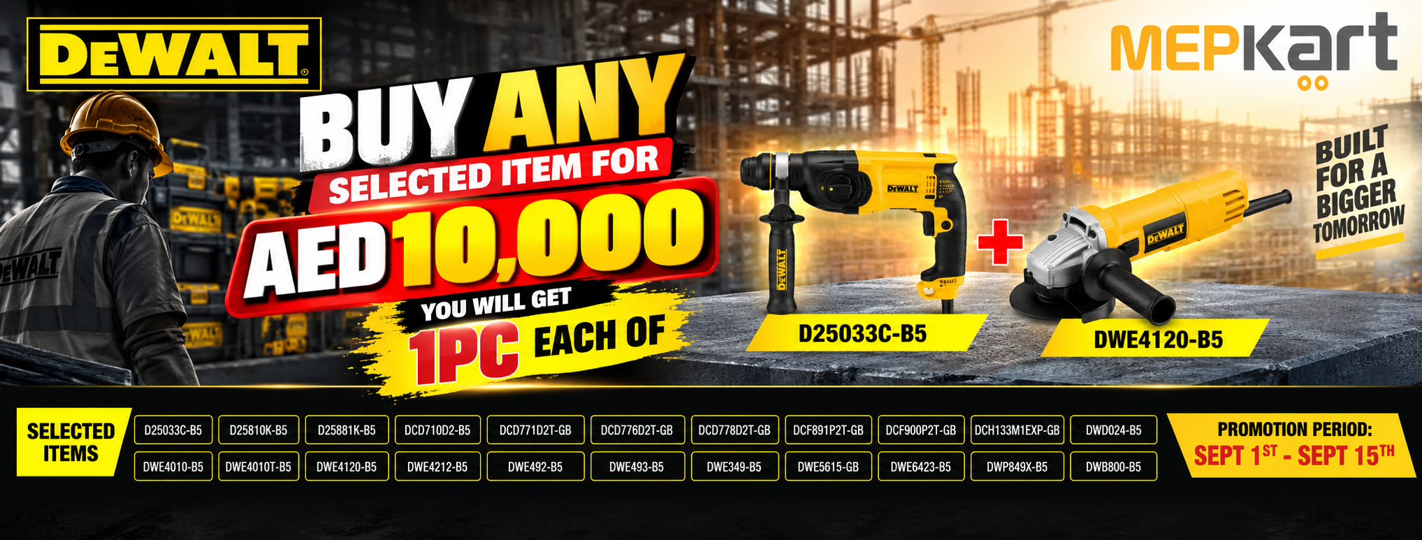 dewalt offer Musical Instruments